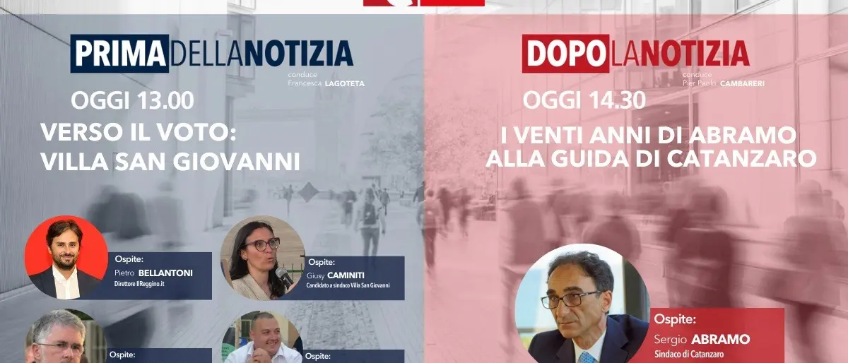 Verso le amministrative, torna oggi alle 13 l’informazione live di LaC News24 - LA DIRETTA