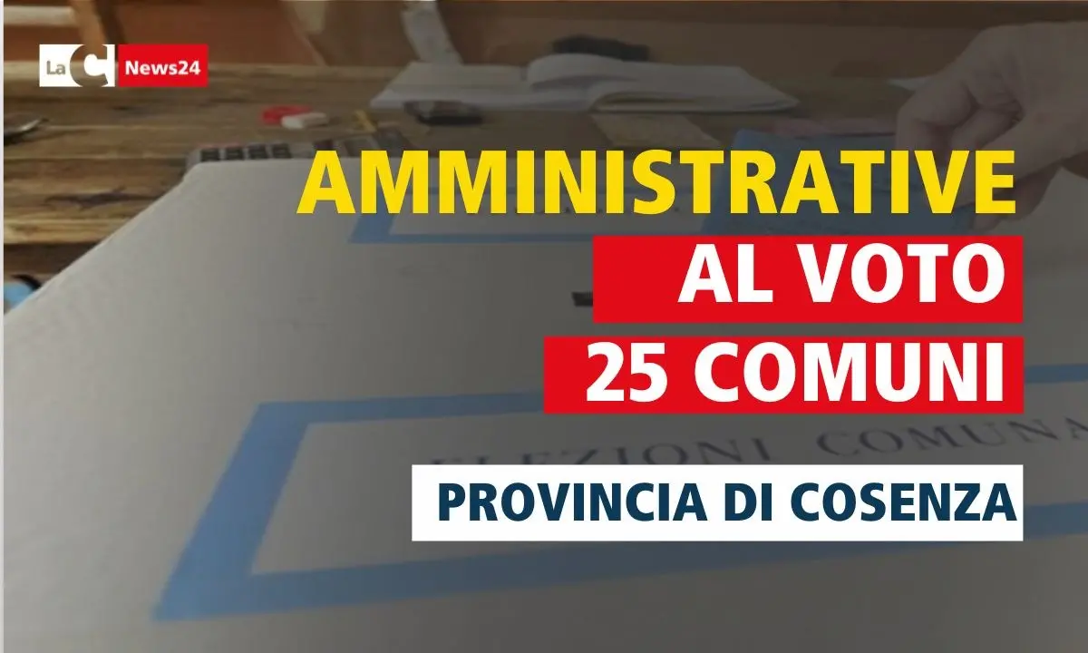 Elezioni comunali nel Cosentino, i risultati dei 25 i centri al voto