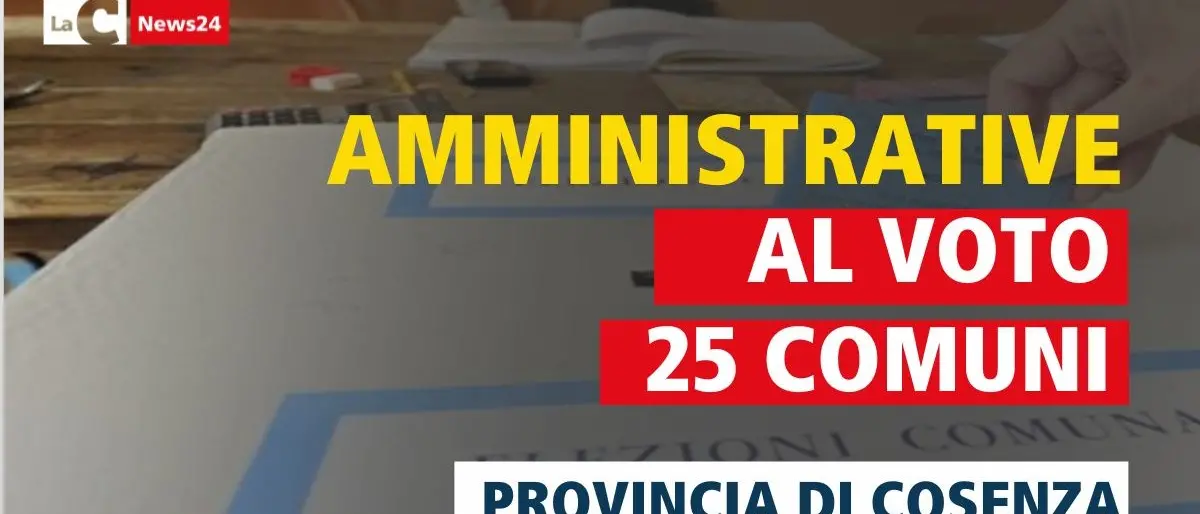 Elezioni comunali nel Cosentino, i risultati dei 25 i centri al voto