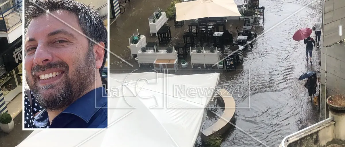 Bomba d’acqua a Cosenza: «In un’ora la pioggia che di solito si registra nel mese di giugno. Ecco cosa è successo»