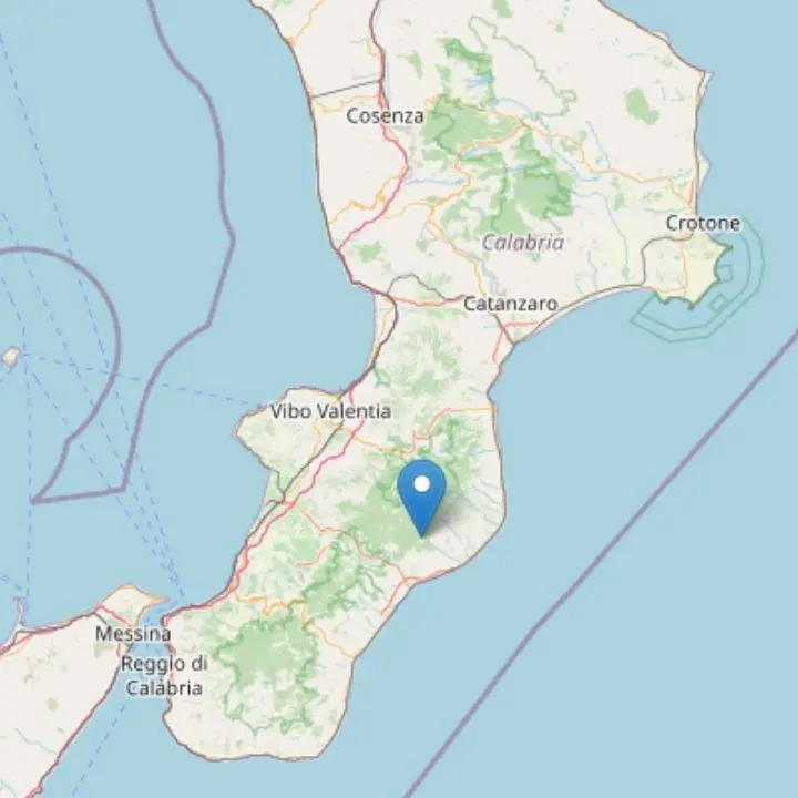 Terremoto di magnitudo 3.6 con epicentro a Caulonia, percepito in diversi centri della Locride