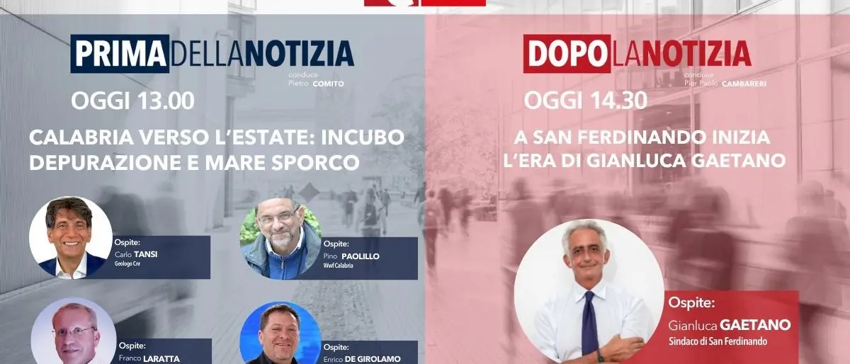 Calabria verso l’estate, torna alle 13 l’informazione live di LaC News24 -DIRETTA