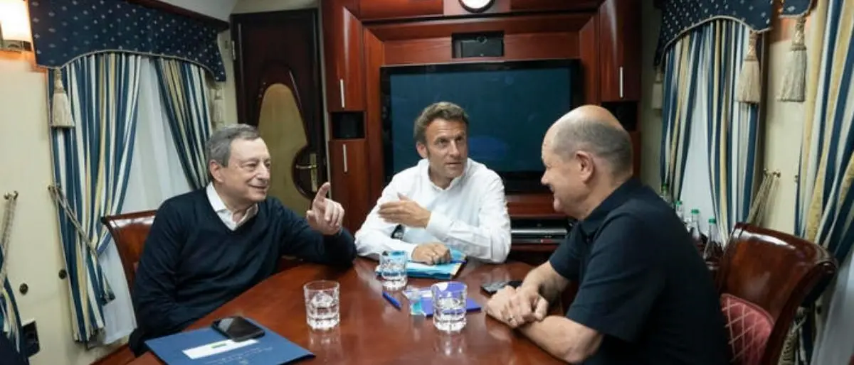 Draghi, Scholz e Macron a Kiev: 10 ore di treno per un messaggio di unità al fianco di Zelensky