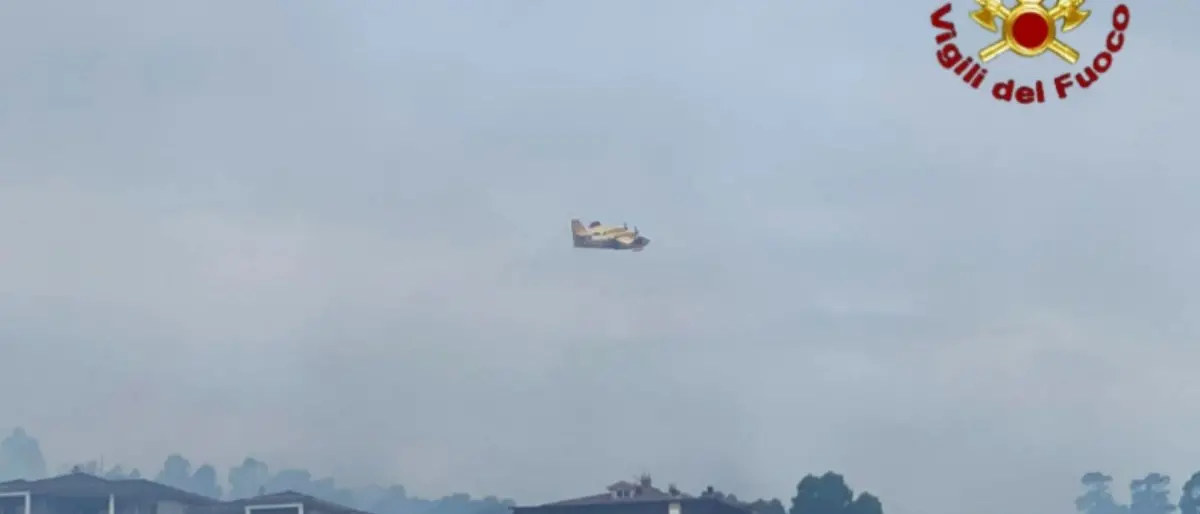 Incendi nel Crotonese, fronte di fuoco nei pressi delle abitazioni: giornata di lavoro per i pompieri