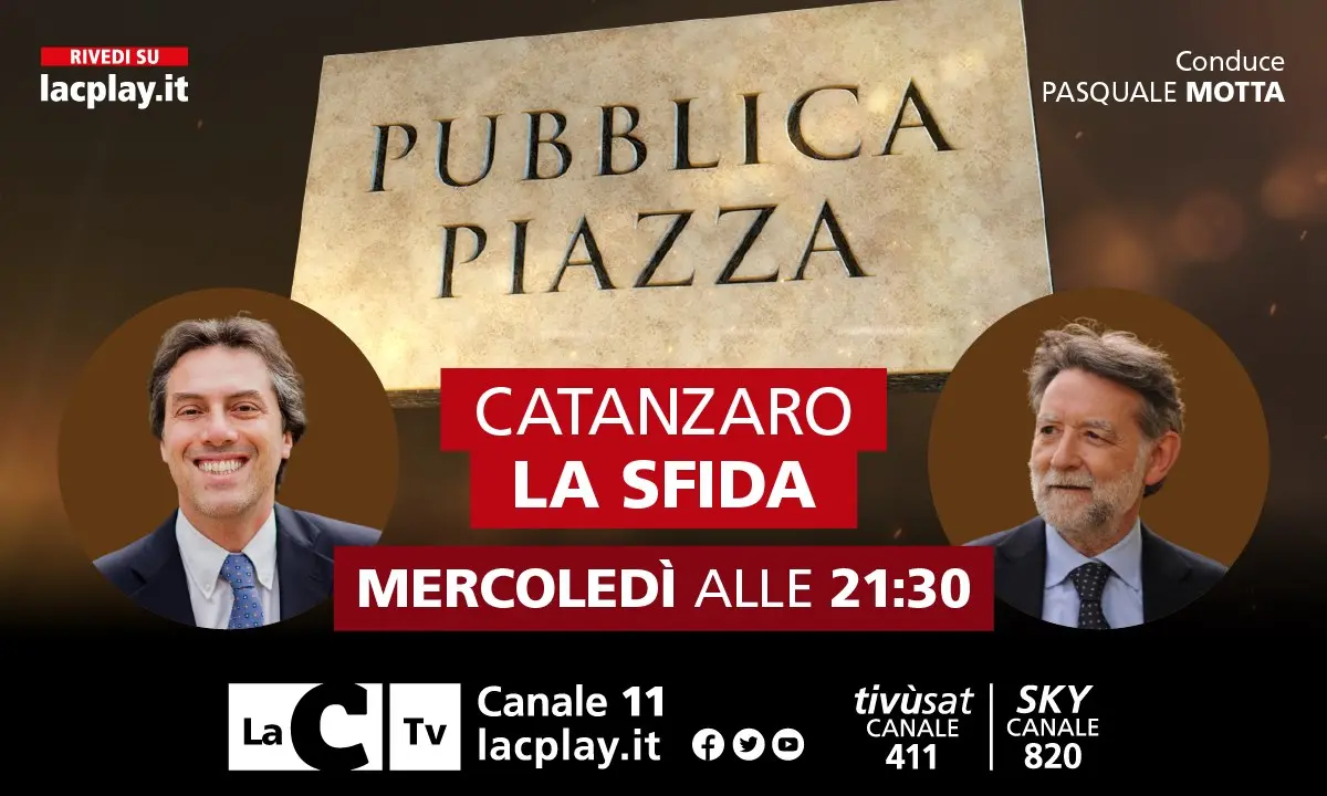 Ballottaggio a Catanzaro, a Pubblica Piazza il confronto tra i due candidati a sindaco