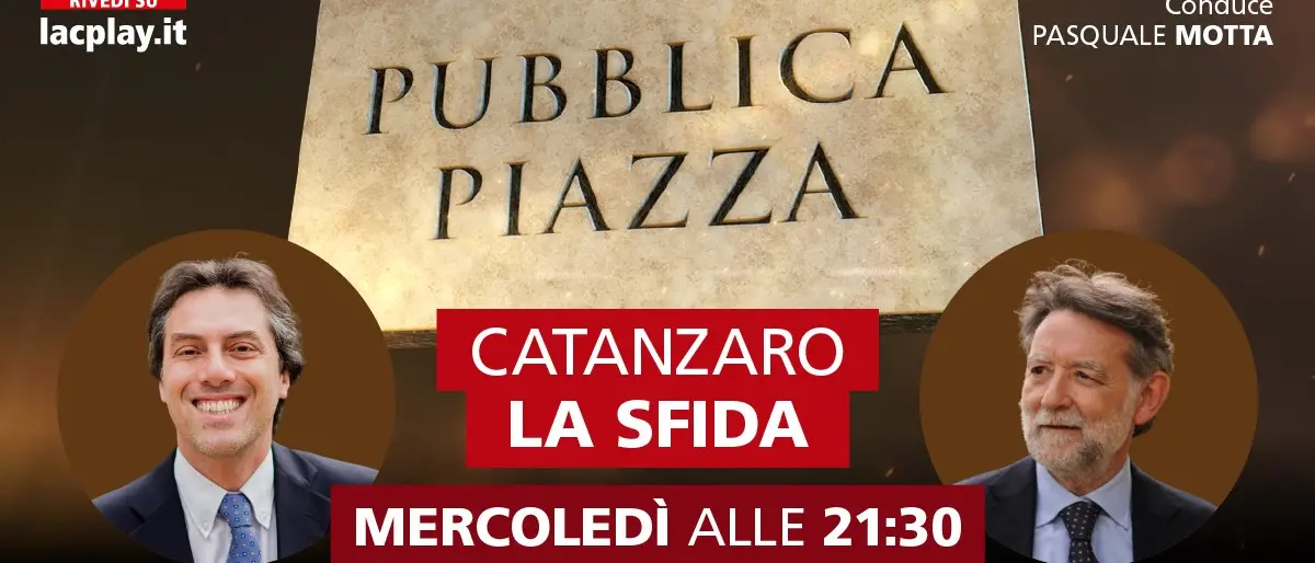 Ballottaggio a Catanzaro, a Pubblica Piazza il confronto tra i due candidati a sindaco