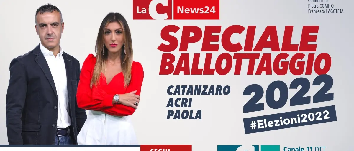 Ballottaggio a Catanzaro, Acri e Paola: il 26 giugno lo spoglio in diretta su LaC