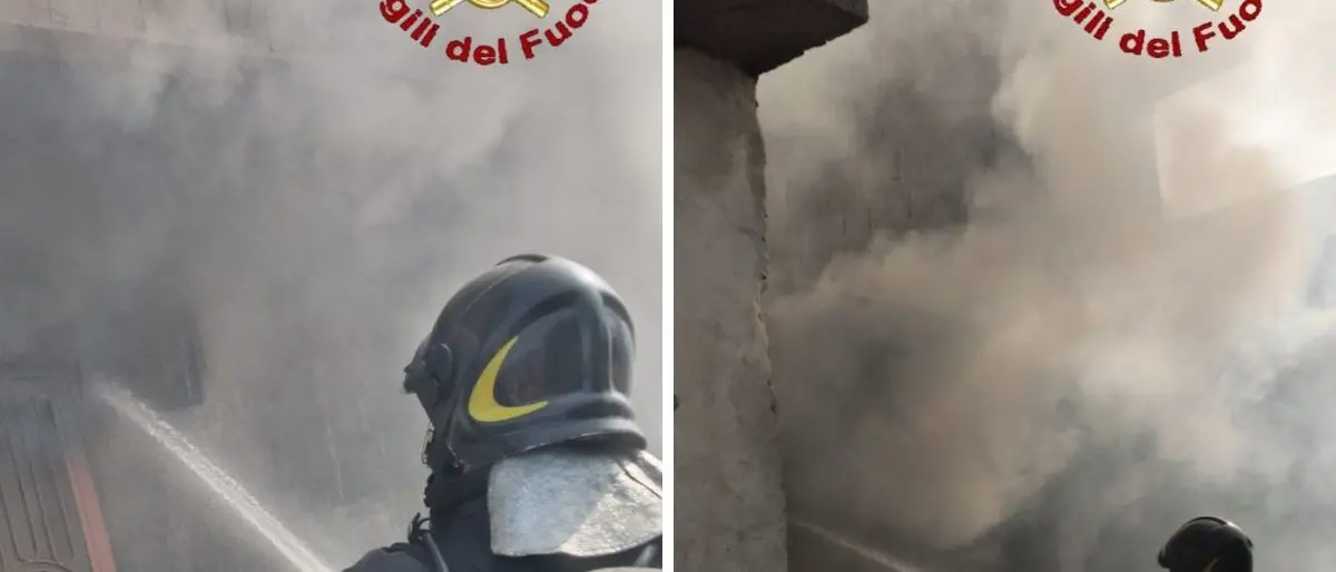 Incendio a Cutro, fiamme minacciano azienda e abitazioni