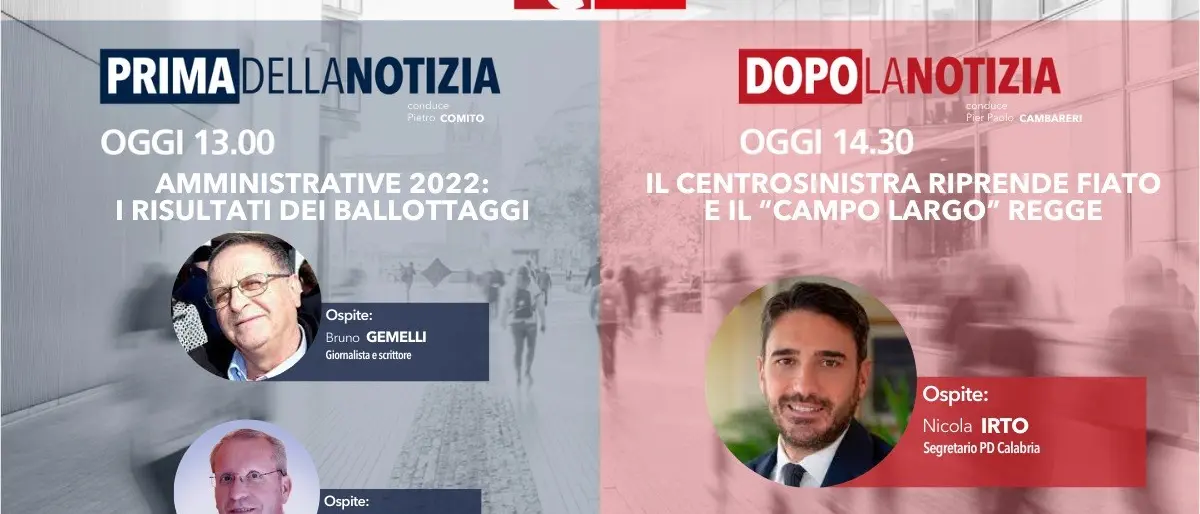 Amministrative ed emergenza incendi, torna oggi l’informazione live di LaC News24 - LA DIRETTA