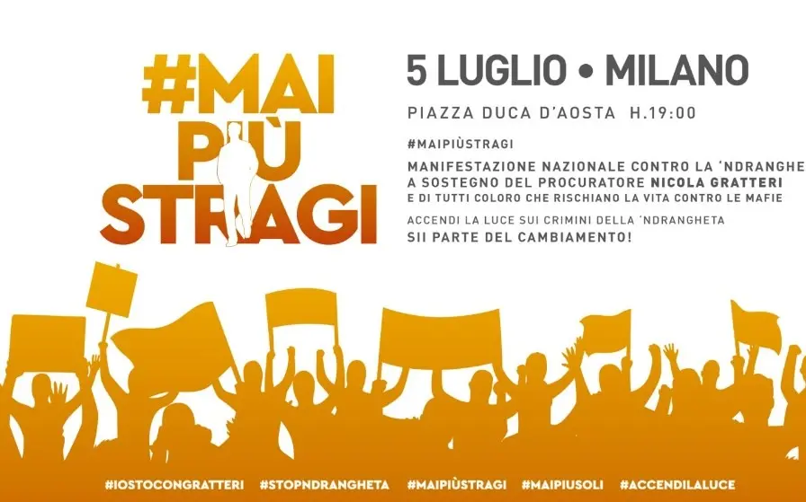 Mai più stragi, oltre 80 associazioni per dire No alle mafie: «Accanto a chi le combatte»