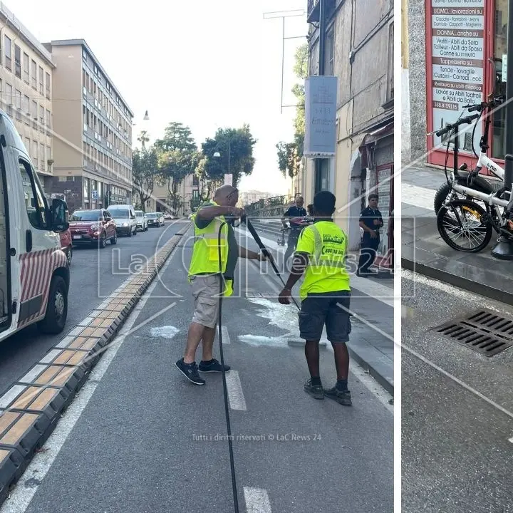 Incidente a Cosenza, ferito ciclista nello scontro frontale tra due bici