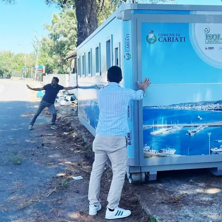 Lotta all’abbandono rifiuti, a Cariati arrivano le mini isole ecologiche