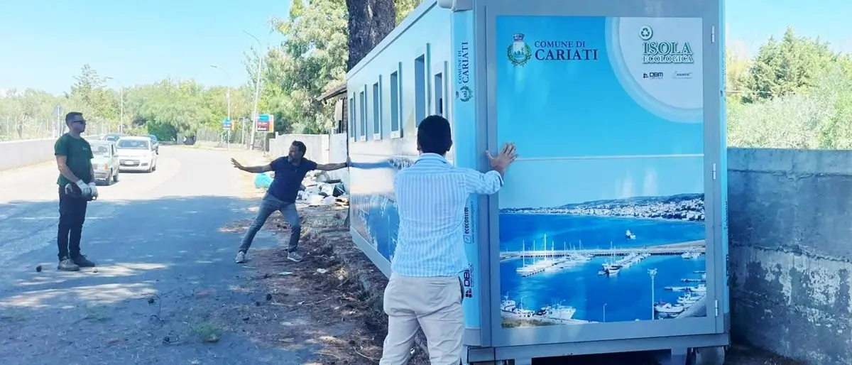 Lotta all’abbandono rifiuti, a Cariati arrivano le mini isole ecologiche