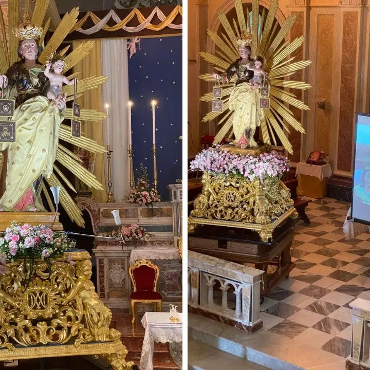 A Cittanova presentato il restauro dell’antica statua della Madonna del Carmelo