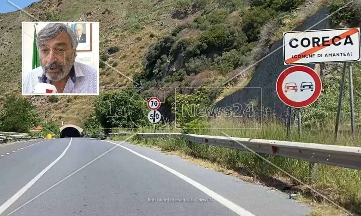 Galleria di Coreca, rimandati i lavori di manutenzione. Il sindaco: «Recepite le nostre ragioni»