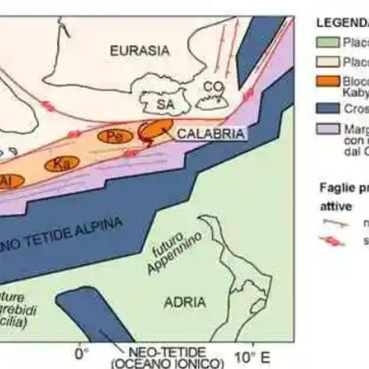 La Calabria unita a Provenza e Catalogna, ecco la posizione della nostra regione 30 milioni di anni fa