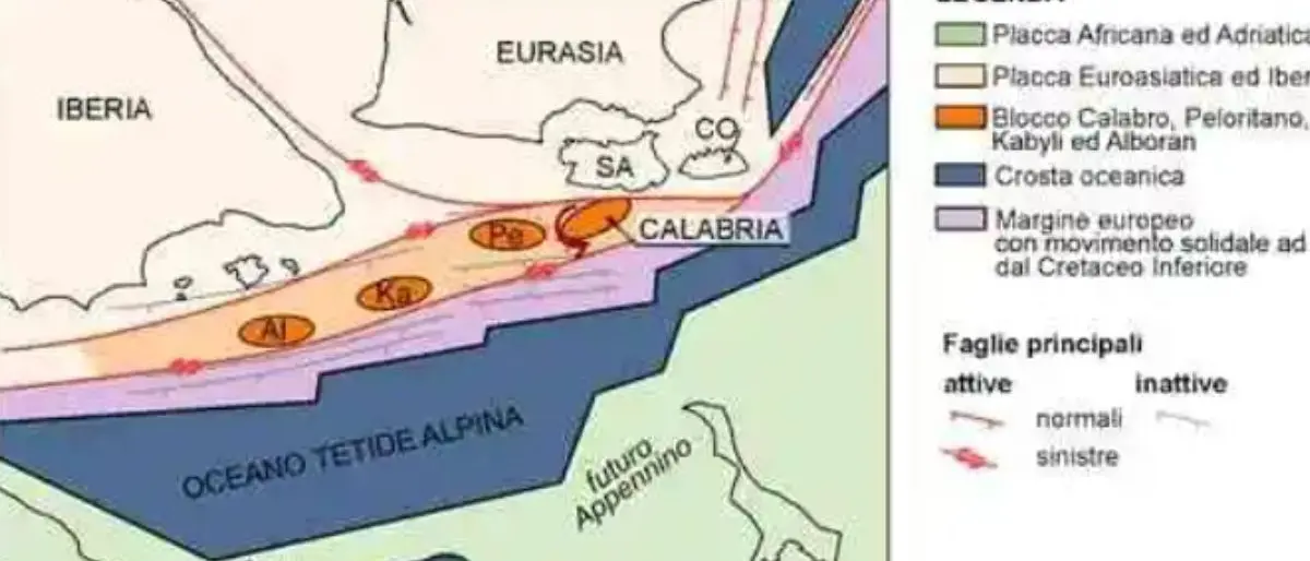 La Calabria unita a Provenza e Catalogna, ecco la posizione della nostra regione 30 milioni di anni fa