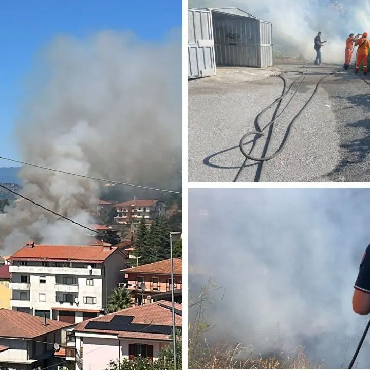 Ancora due incendi a San Mango, il sindaco a Occhiuto: «Calabria verde necessita di più personale»
