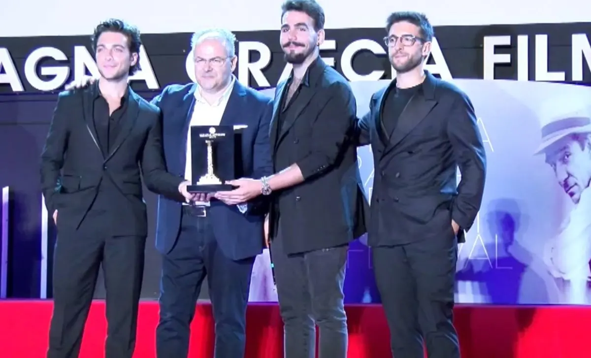 Magna Graecia Film Festival, la Colonna d’Oro di Michele Affidato al trio Il Volo