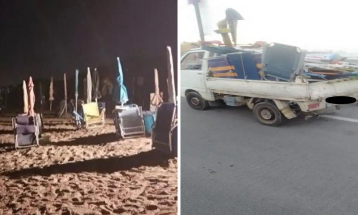 Diamante, sequestrati oltre 200 ombrelloni e sdraio lasciati in spiaggia per occupare posti