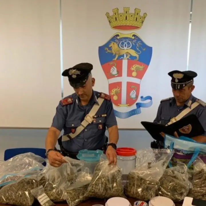 Nascondeva in casa 2 chili di marjuana, arrestato 32enne a Rende