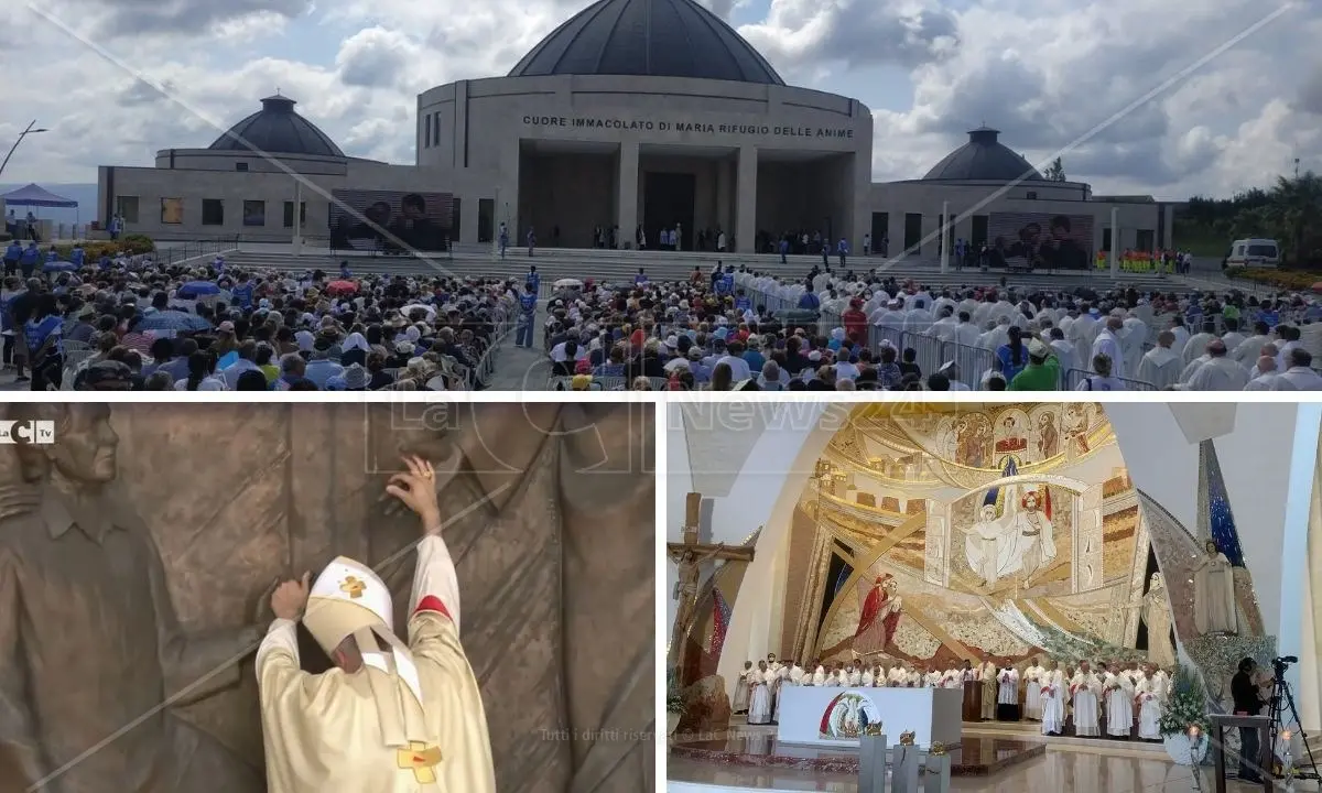 Paravati, è il giorno dell’apertura al culto della chiesa di Natuzza: l’evento in diretta su LaC