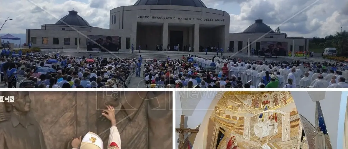 Paravati, è il giorno dell’apertura al culto della chiesa di Natuzza: l’evento in diretta su LaC