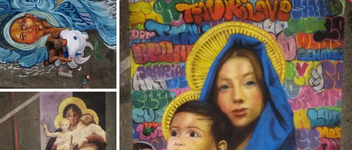 Arte e fede a Taurianova con il concorso dei Madonnari: sul podio la 21enne siciliana Luna Marrali