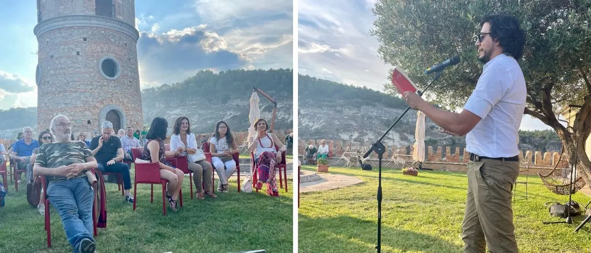 Il vulcanico artista calabrese Cundari travolge e incanta il Premio Caccuri