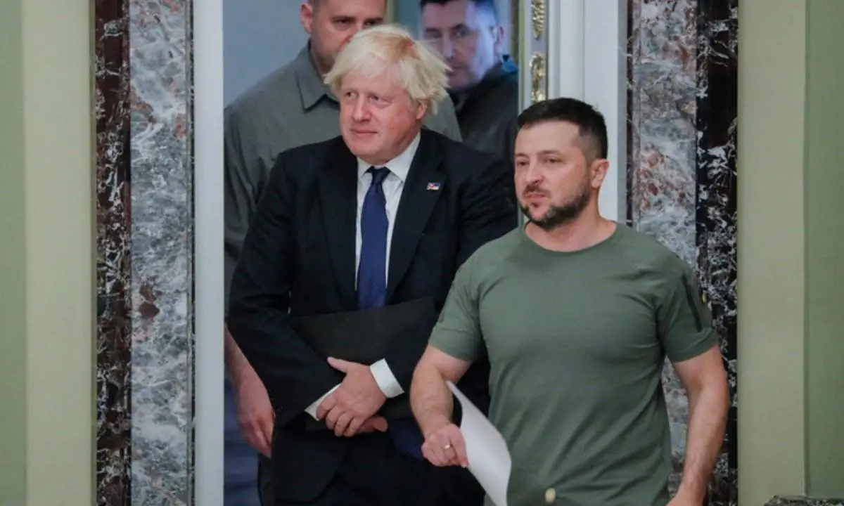 Boris Johnson a Kiev, nuovi aiuti militari da 66 milioni di dollari