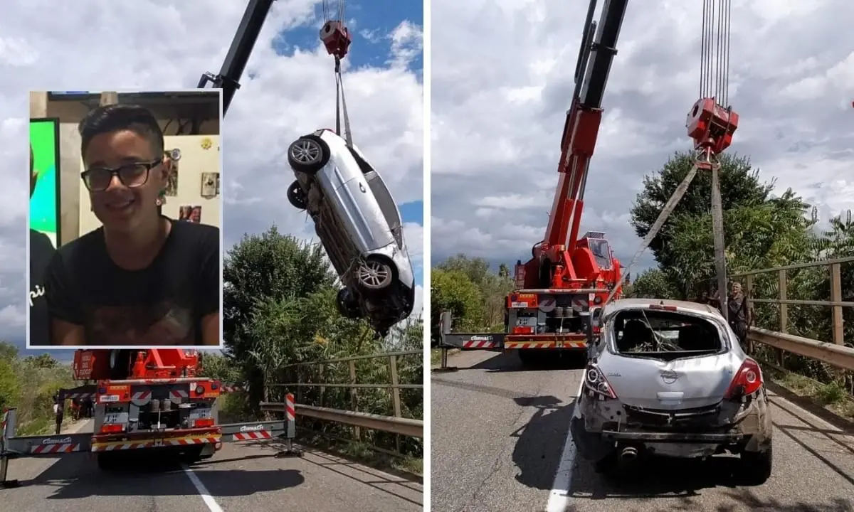 Incidente a Lamezia, si ribalta con l’auto che finisce in un torrente: muore 18enne