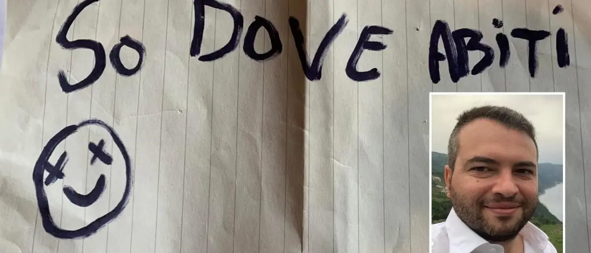 Biglietto intimidatorio nella cassetta della posta di un avvocato: «So dove abiti»