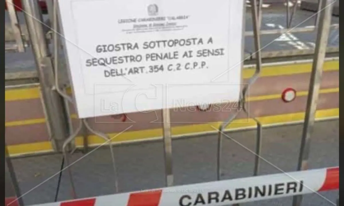 Locride, 25enne colpito da una giostra in movimento a Gioiosa Jonica: trasportato d’urgenza in ospedale