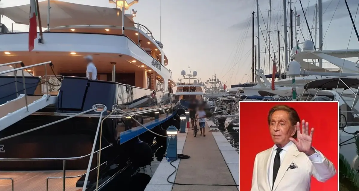 Valentino sceglie ancora la Costa degli dei: il suo yacht arriva a Vibo Marina