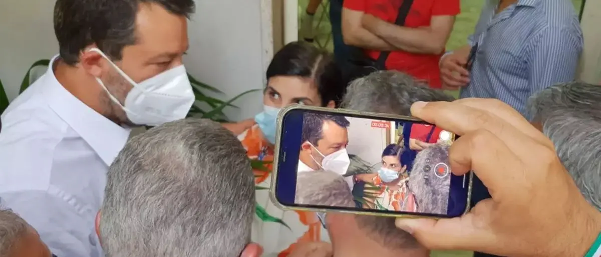 Salvini in Calabria, prima tappa a Reggio: «Mi impegno a tornare almeno una volta a settimana»