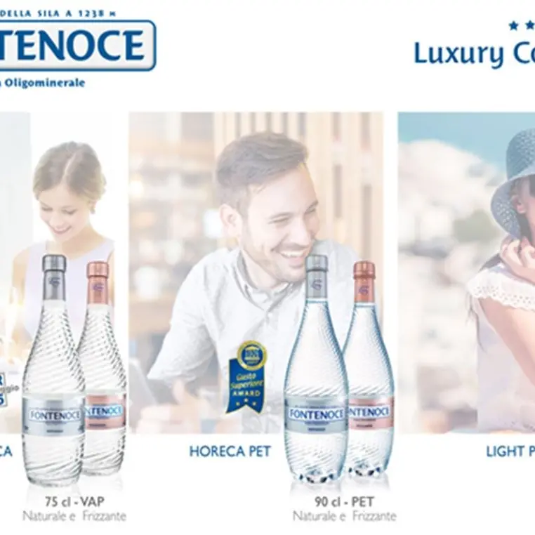 Acqua Fontenoce presenta la nuova linea Horeca