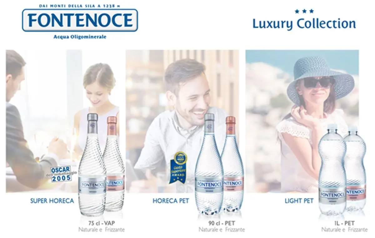 Acqua Fontenoce presenta la nuova linea Horeca