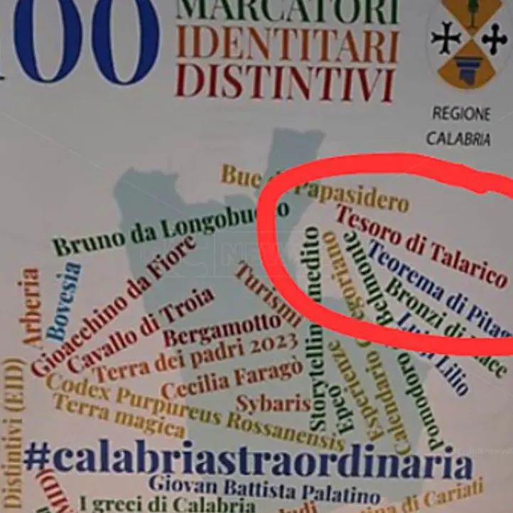 Il re Alarico diventa...Talarico: lo scivolone della Regione sui manifesti della maxi campagna pubblicitaria