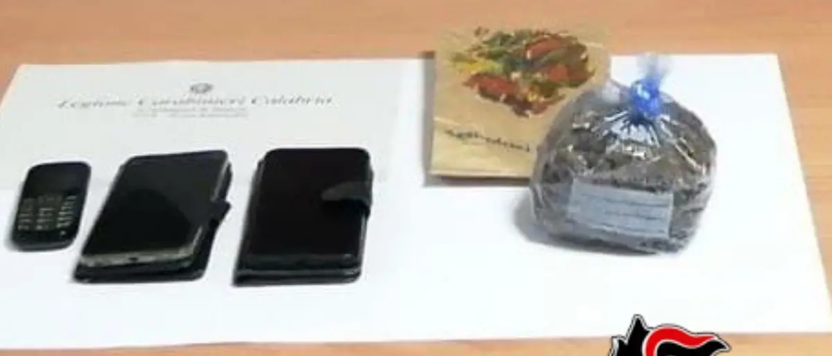 Nascondeva 100 grammi di marijuana nella busta del pane: un arresto nel Reggino