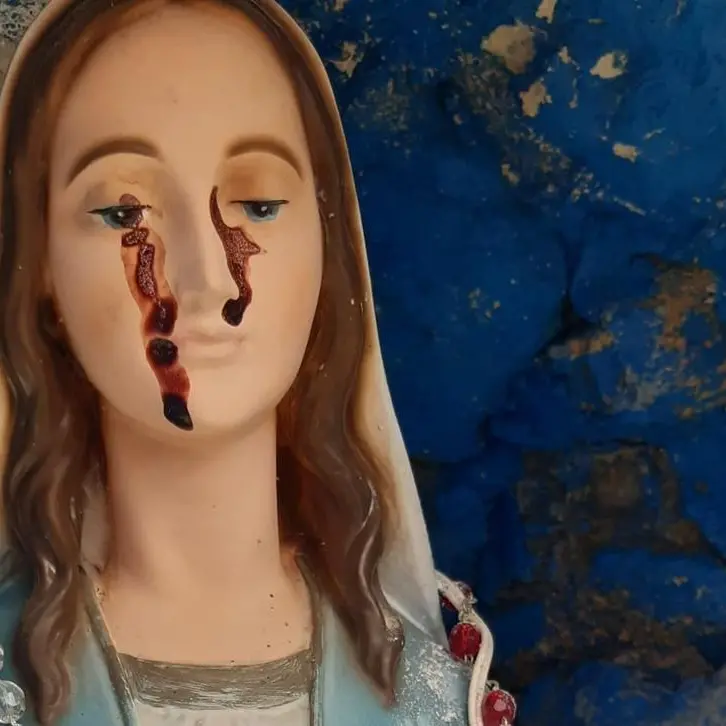 San Gregorio d’Ippona, il liquido trovato sulla statua della Madonna non è sangue