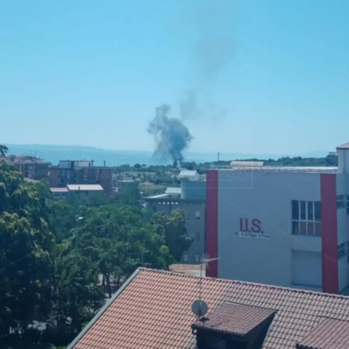 San Gregorio d'Ippona, incendio nei pressi della discarica: a fuoco pneumatici e alberi