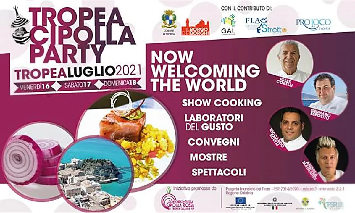 Tutto pronto per il Tropea cipolla party, l’agenzia di comunicazione Adv Maiora in campo per promuovere l’evento