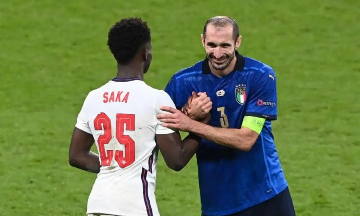 Italia campione d'Europa, la “macumba” di Chiellini per far sbagliare il rigore a Saka