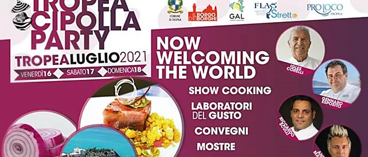 Tropea cipolla party, tre giorni di convegni e cooking show per celebrare la rossa di Calabria