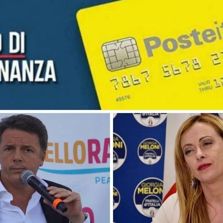 Reddito di cittadinanza, l'asse Renzi-Meloni per abolirlo e i numeri in Calabria