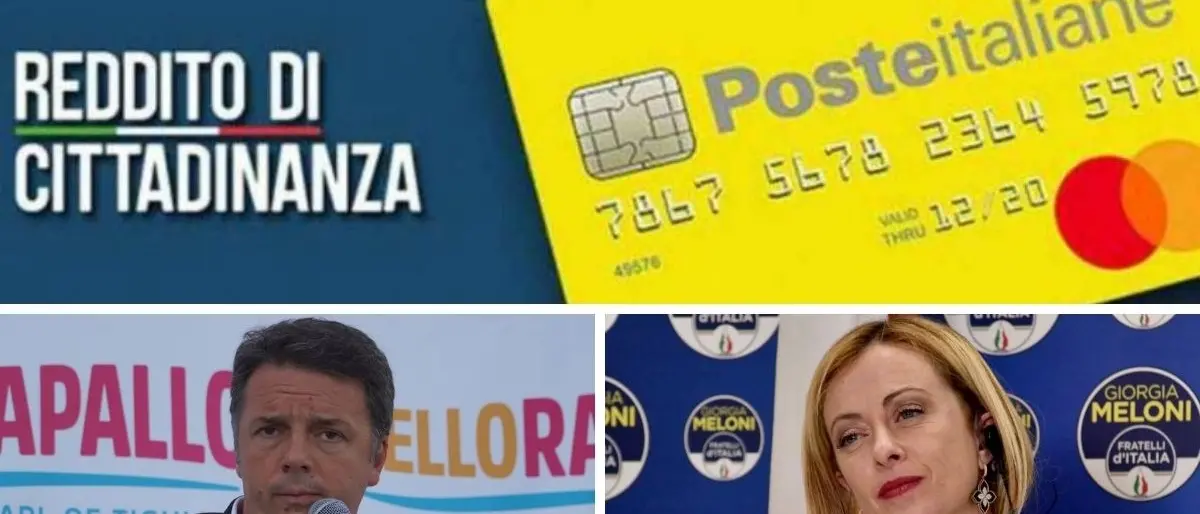 Reddito di cittadinanza, l'asse Renzi-Meloni per abolirlo e i numeri in Calabria