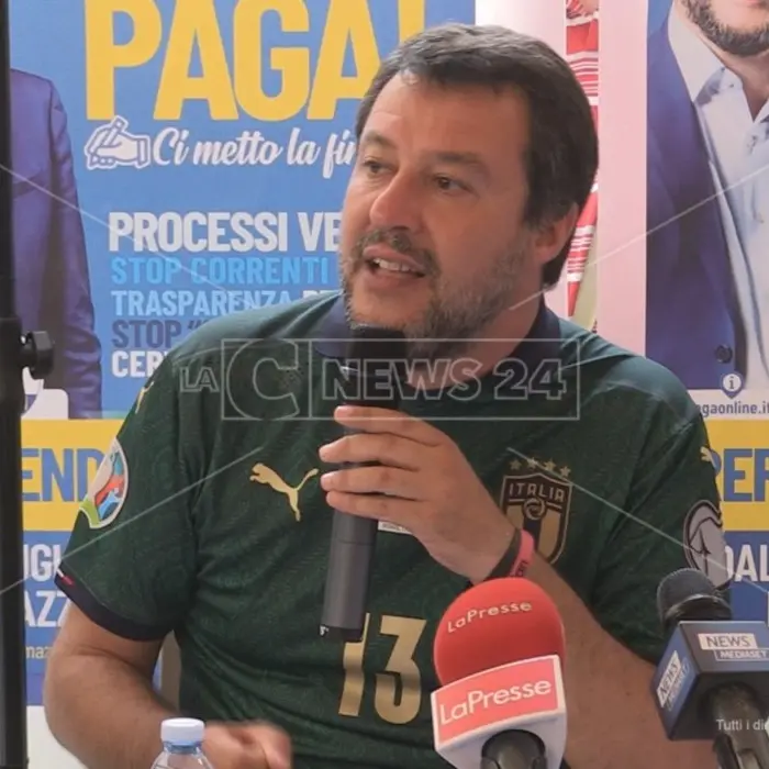 Salvini: «Ticket Occhiuto-Spirlì non è in discussione. Le liti verranno superate»