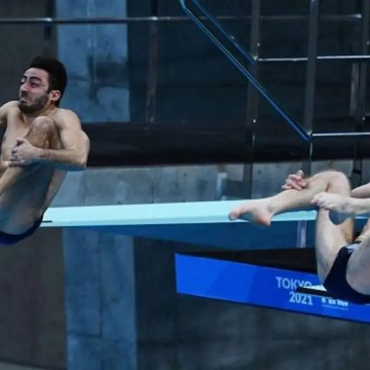 Tokyo 2020, trampolino 3 metri sincro: sesto posto per il calabrese Tocci in coppia con Marsaglia