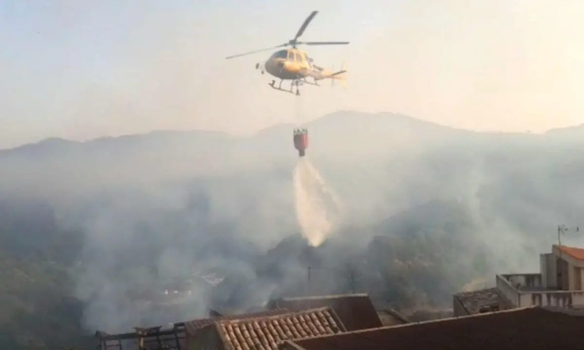 Incendi Calabria, 98 roghi in 24 ore: 76 squadre impegnate nelle operazioni di spegnimento