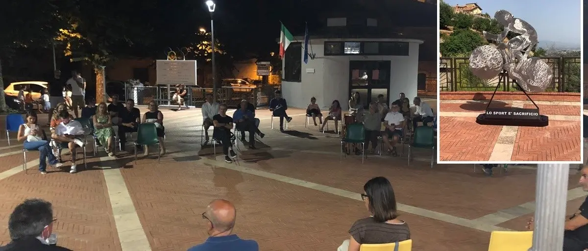 Castiglione Cosentino, da una scultura l’idea di realizzare una ciclopista nel cuore della Sila